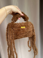 The Slouch Mini - Faux Fur Brown
